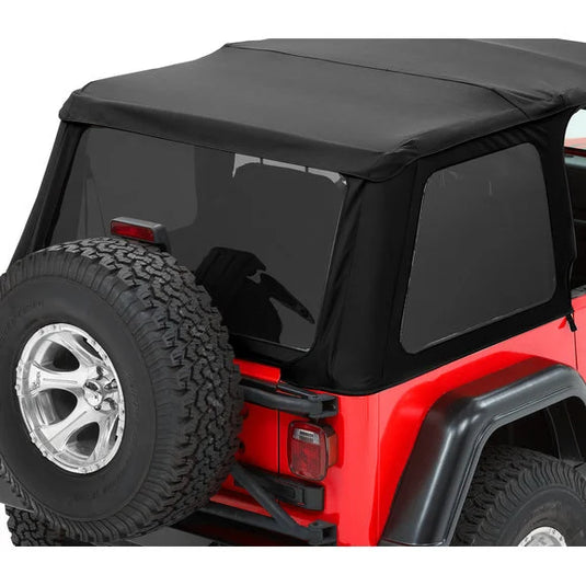 Bestop 58420-17 Tinted Window Kit for 97-06 Jeep Wrangler TJ with Twill Trektop NX