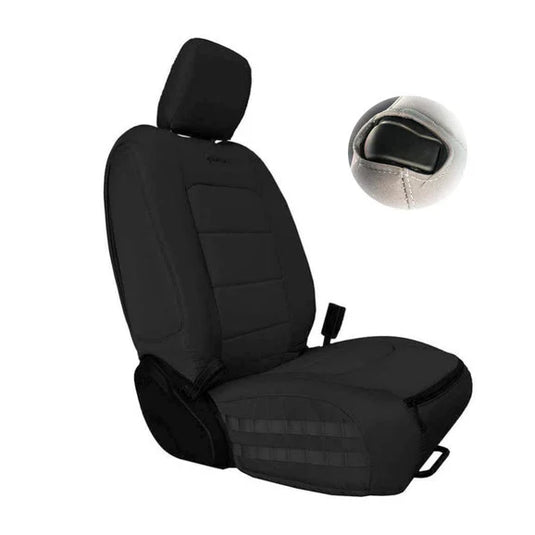 Bartact Mil-Spec Super Front Seat Covers for 18-22 Jeep Wrangler JL 2-Door