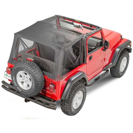 QuadraTop Gen II Complete Soft Top Without Doors for 97-06 Jeep Wrangler TJ