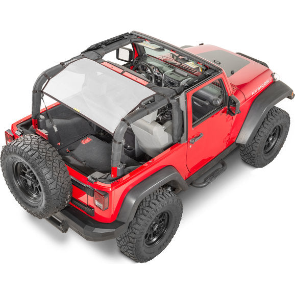 Load image into Gallery viewer, Dirtydog 4X4 Rear Sun Screen for 07-18 Jeep Wrangler JK 2 Door
