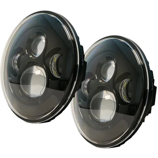 DV8 Offroad HL7JK-01 LED Projector Headlights for 07-18 Jeep Wrangler JK