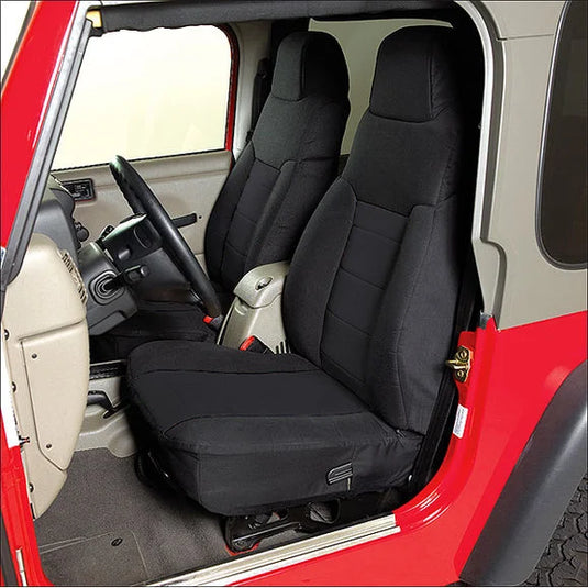 Rugged Ridge Neoprene Custom-Fit Front Seat Covers for 03-06 Jeep Wrangler TJ & Unlimited