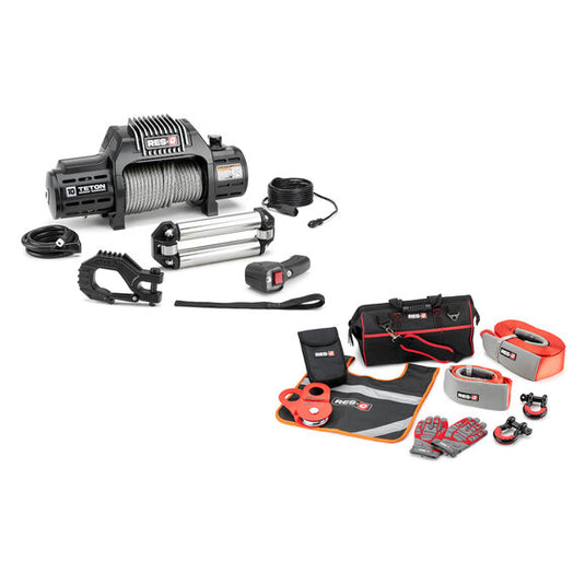 Quadratec RES-Q Teton Series Winch 12,000 lbs with Synthetic Rope