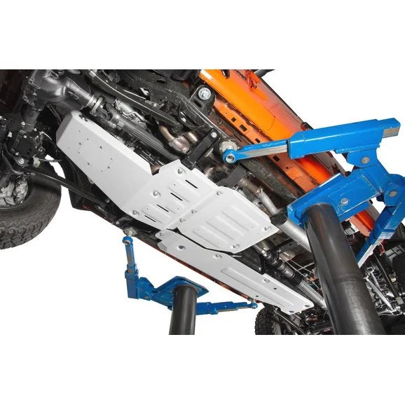 Load image into Gallery viewer, Quadratec Aluminum Modular Engine and Transmission Skid Plate for 20-23 Jeep Gladiator JT with 3.6L engine
