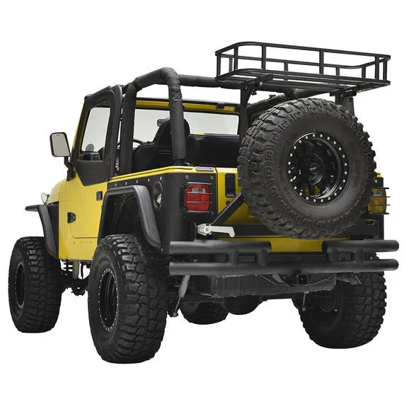 Load image into Gallery viewer, Paramount Automotive 51-0044 Armor Rear Tube Fender Flares for 97-06 Jeep Wrangler TJ
