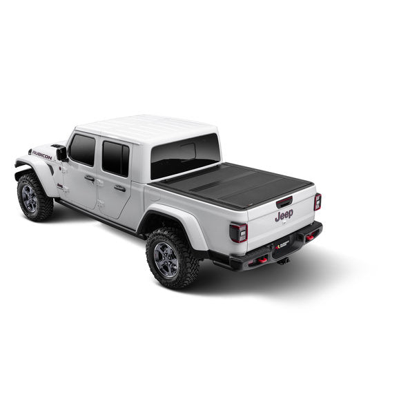 Load image into Gallery viewer, Rugged Ridge 13550.24 Armis Hard Folding Bed Cover with LINE-X for 20-21 Jeep Gladiator JT
