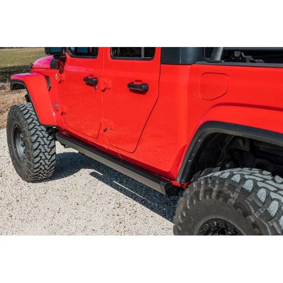 Load image into Gallery viewer, Rough Country PSR610530  Power Running Boards for 20-24 Jeep Gladiator JT
