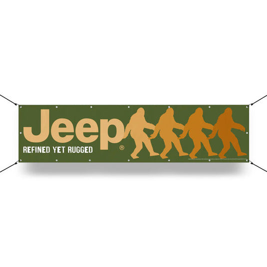 Jeep Merchandise Jeep Logo Banner