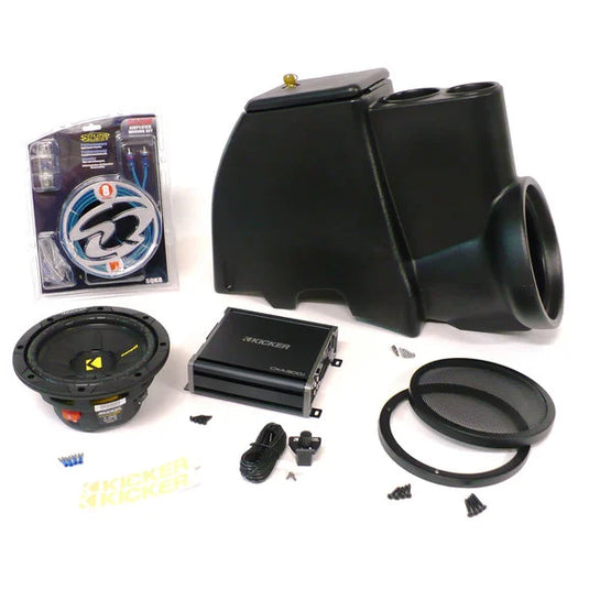 Select Increments 21576K Intra-Pod Console with Kicker Sub Woofer for 76-95 Jeep CJ-7, CJ-8 Scrambler & Wrangler YJ