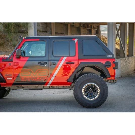 DV8 Offroad HTJLFB-B Ranger Fastback Hardtop for 18-24 Jeep Wrangler JL Unlimited