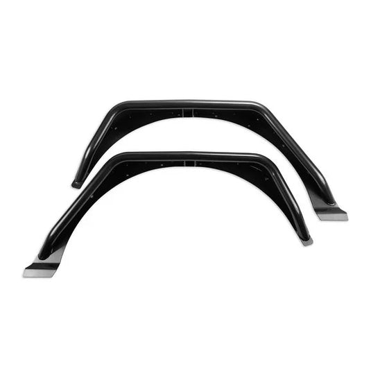 Fabtech FTS24248 Rear Steel Tube Fender Flares for 20-24 Jeep Gladiator JT