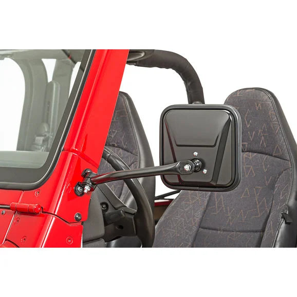 Load image into Gallery viewer, Quadratec Mirrors for 97-06 Wrangler TJ with Tube &amp; Fabric Doors
