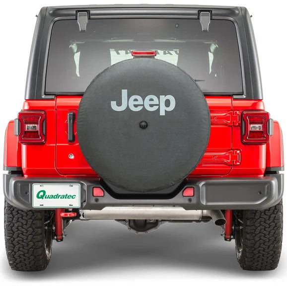 Mopar 82215708AB Spare Tire Cover for 18-24 Jeep Wrangler JL with 33