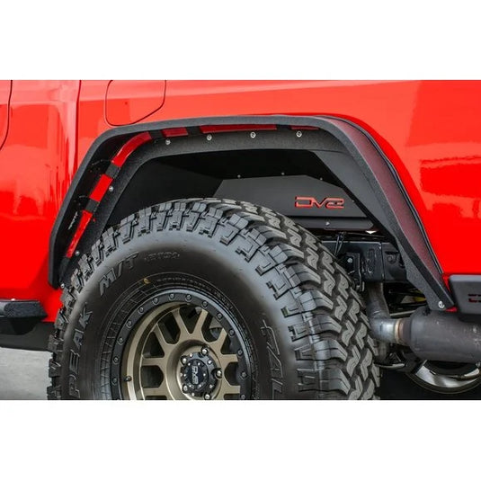 DV8 Offroad INFEND-04RB Rear Inner Aluminum Fenders for 20-24 Jeep Gladiator JT