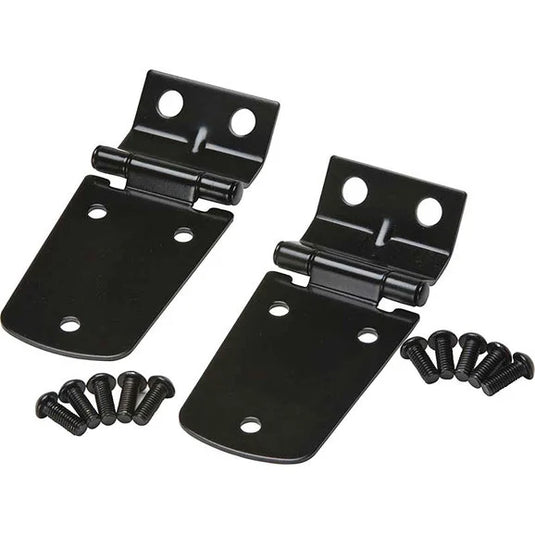 Kentrol Stainless Steel Hood Hinge Set for 97-06 Jeep Wrangler TJ & Unlimited