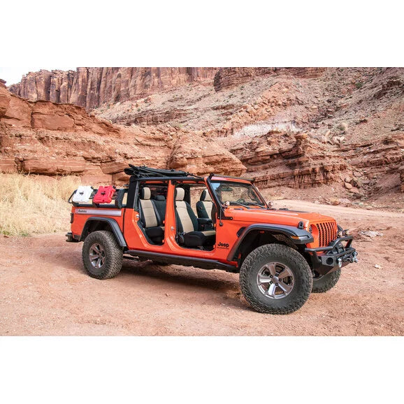 Load image into Gallery viewer, Quadratec Brute Strength Side Steps for 20-24 Jeep Gladiator JT
