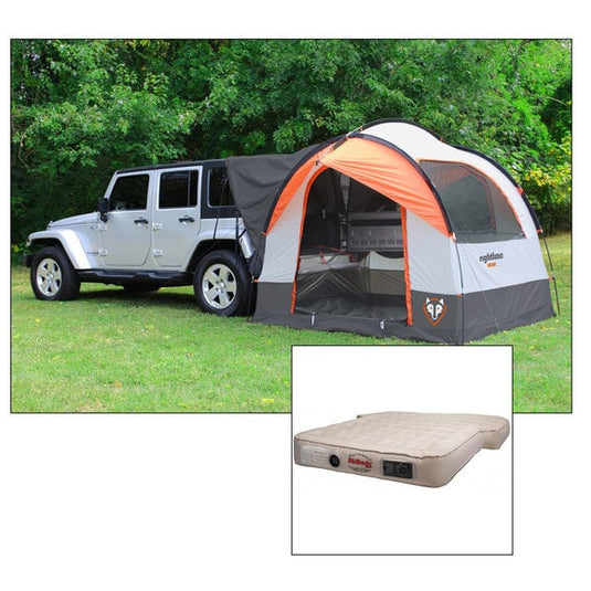 Rightline Gear 4x4 SUV Tent  SUV Tent with Airbedz Mattress in Tan