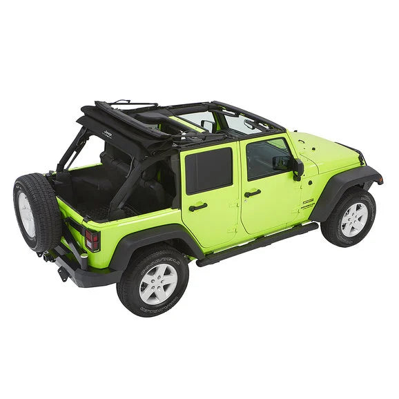 Load image into Gallery viewer, Bestop Jeep Logo Trektop Glide Soft Top for 07-18 Jeep Wrangler JK Unlimited 4-Door
