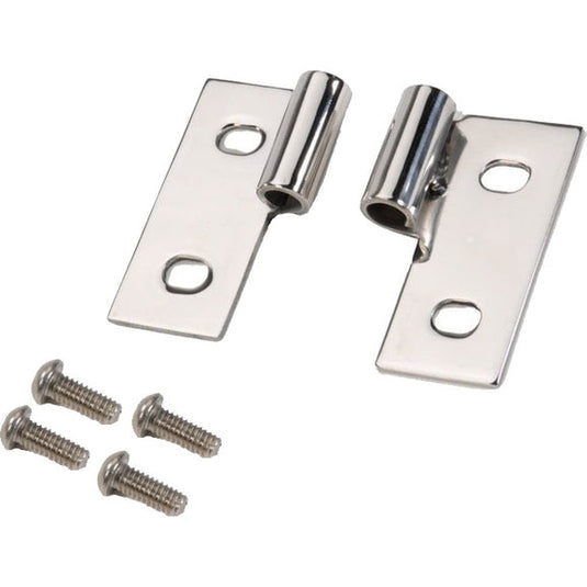 Rampage Products Stainless Steel Lower Door Hinge Bracket Set for 76-06 Jeep CJ & Wrangler YJ, TJ, Unlimited