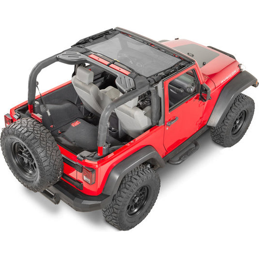 Dirtydog 4X4 Front Sun Screen for 07-18 Jeep Wrangler JK