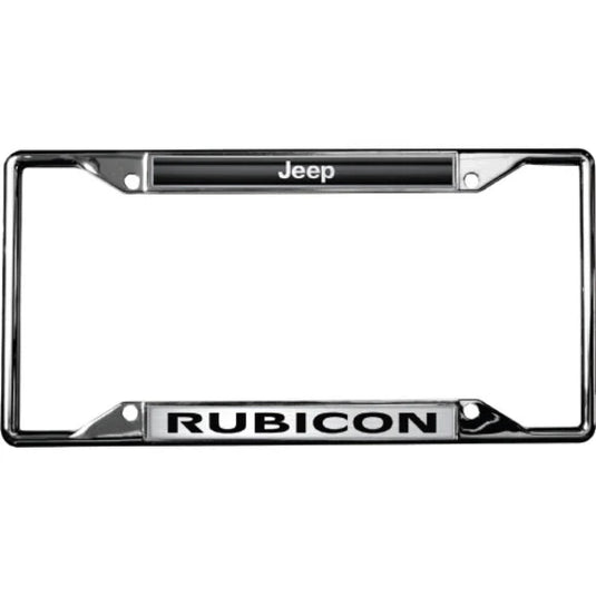 Eurosport Daytona 6440DL Jeep RUBICON Chrome License Plate Frame