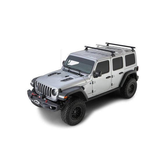 Load image into Gallery viewer, Rhino-Rack 2-Bar Backbone Roof Rack with Quick Mount Legs for 18-20 Jeep Wrangler JL Unlimited with Hardtop
