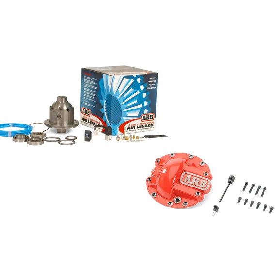 ARB Air Locker Locking Differntial with Dana 35 Diff Cover for 30 Spline C Clip Dana 35 with 3.54 and Numerically Higher Gear Ratio