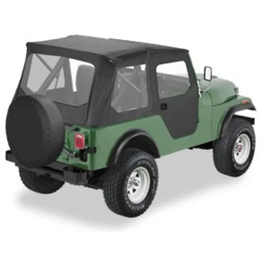 Bestop 51407-01 Tigertop Soft Top in Black Vinyl for 76-83 Jeep CJ-5