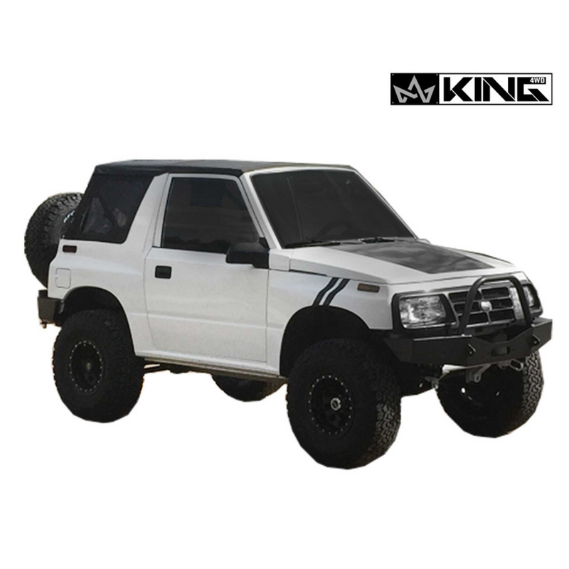 Load image into Gallery viewer, King 4WD Premium Replacement Soft Top, Black Diamond With Tinted Windows, 1986-1994 Suzuki Sidekick GEO Tracker
