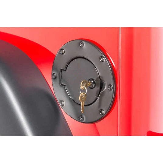 Rugged Ridge Locking Fuel Door for 97-06 Jeep Wrangler TJ & Unlimited