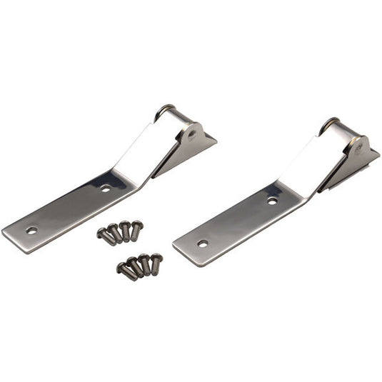 Kentrol Stainless Steel Tailgate Hinges for 87-95 Jeep Wrangler YJ