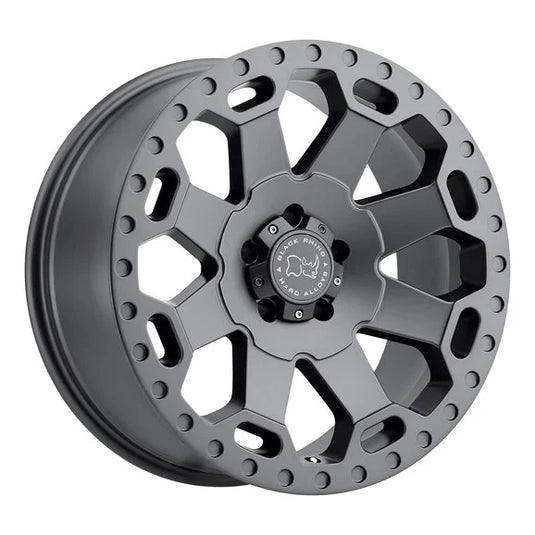 Black Rhino Hard Alloys Warlord Wheel for 07-24 Jeep Wrangler JL, JK & Gladiator JT