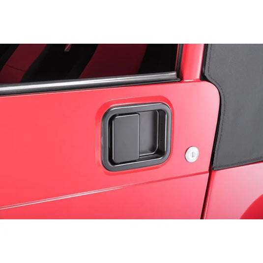 Quadratec Full Steel Door Outside Paddle Handle for 82-95 Jeep CJ & Wrangler YJ Passenger Side, 97-06 Wrangler TJ Drivers Side