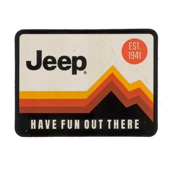 Jeep Merchandise Have Fun Out There Sticker