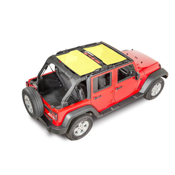 Load image into Gallery viewer, Dirtydog 4X4 Front &amp; Rear Sun Screen for 07-18 Jeep Wrangler Unlimited JK 4 Door
