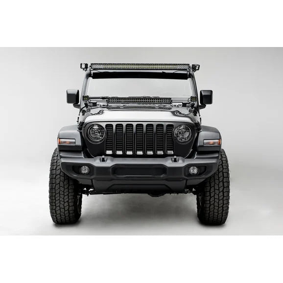 Load image into Gallery viewer, ZROADZ Z334851-KIT2 Side Mount Brackets with (2) 3&quot; LED Pod Lights for 18-21 Jeep Wrangler JL &amp; Gladiator JT with ZROADZ Front Roof Mounts
