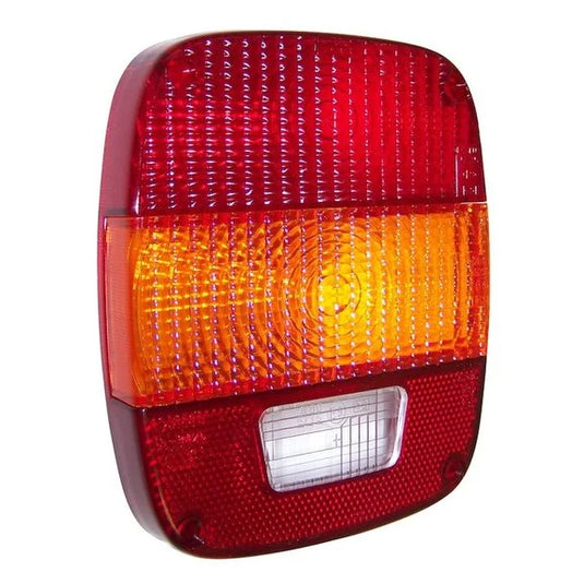 Crown Automotive 83501003 Euro Tail Light Lens for 87-95 Jeep Wrangler YJ Export Applications