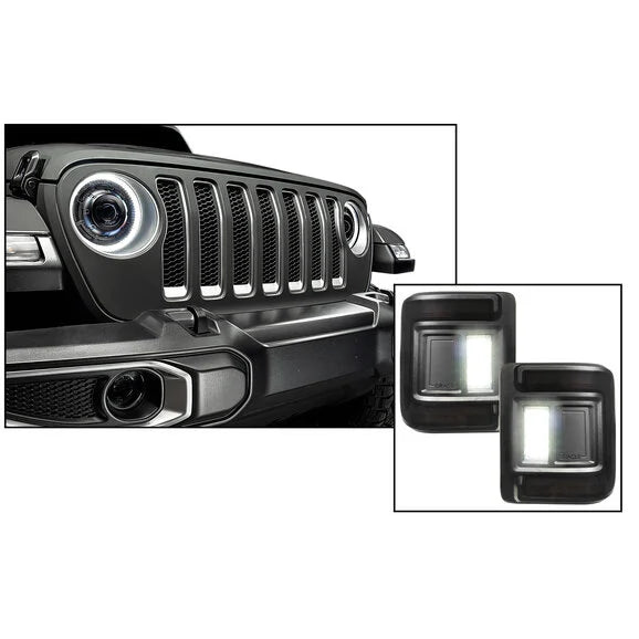 Load image into Gallery viewer, Oracle Lighting 5884-504-T Flush Mount led Tail Lights for 18-24 Jeep Wrangler JL
