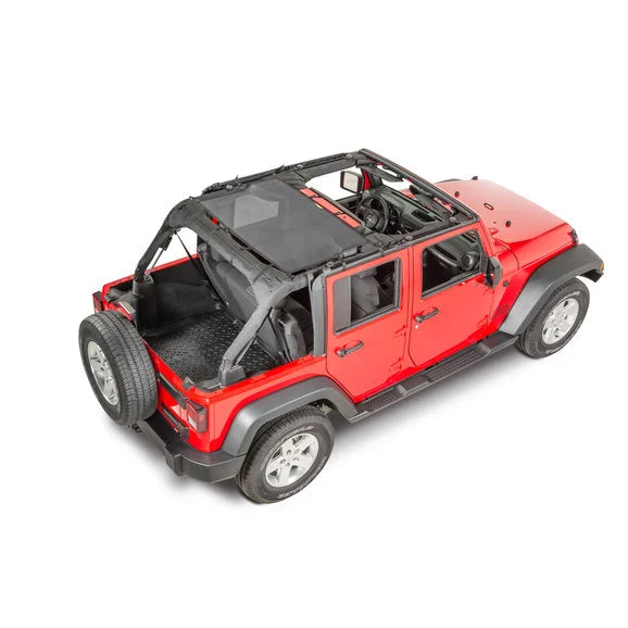 Load image into Gallery viewer, Dirtydog 4X4 Rear Sun Screen for 07-18 Jeep Wrangler Unlimited JK 4 Door
