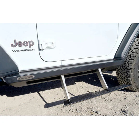 Rock Slide Engineering BD-SS-300-JL2 Gen III Step Sliders for 18-23 Jeep Wrangler JL 2-Door