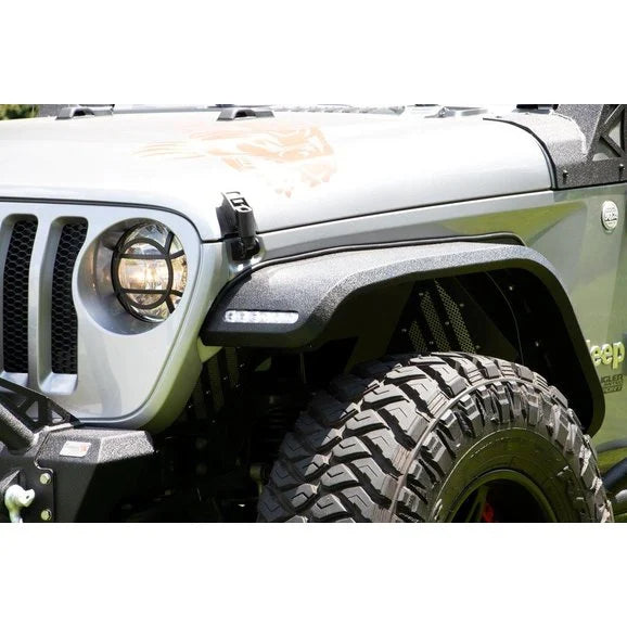 Fishbone Offroad Front Elite Fenders for 18-24 Jeep Wrangler JL and Gladiator JT