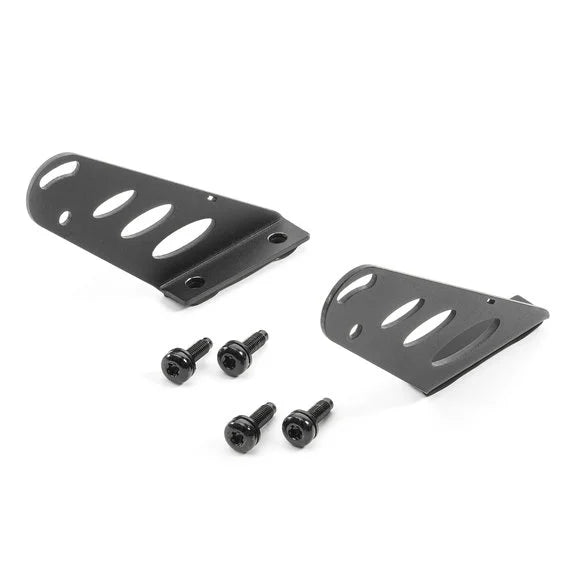 Load image into Gallery viewer, Quadratec J3 Light Bar Hood Mount Brackets for 07-18 Jeep Wrangler JK
