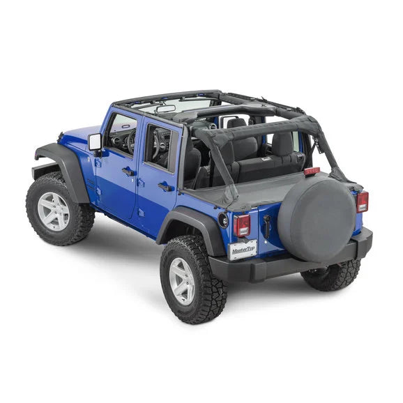 MasterTop 14500435 Tonneau Cover for 07-18 Jeep Wrangler Unlimited JK