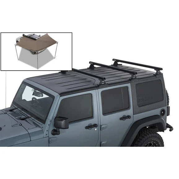 Load image into Gallery viewer, Rhino-Rack Heavy Duty 3-Bar Backbone Roof Rack for 07-18 Jeep Wrangler Unlimited JK Hardtop
