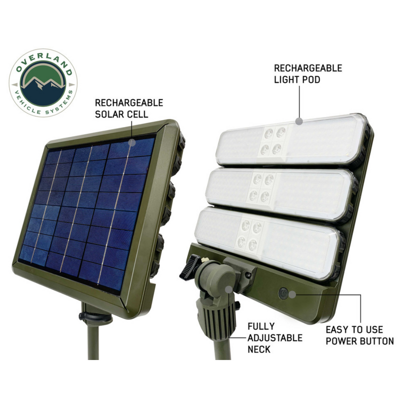 Load image into Gallery viewer, Wild Land Camping Gear - ENCOUNTER Solar Powered Camping Light With Removable Light Pods
