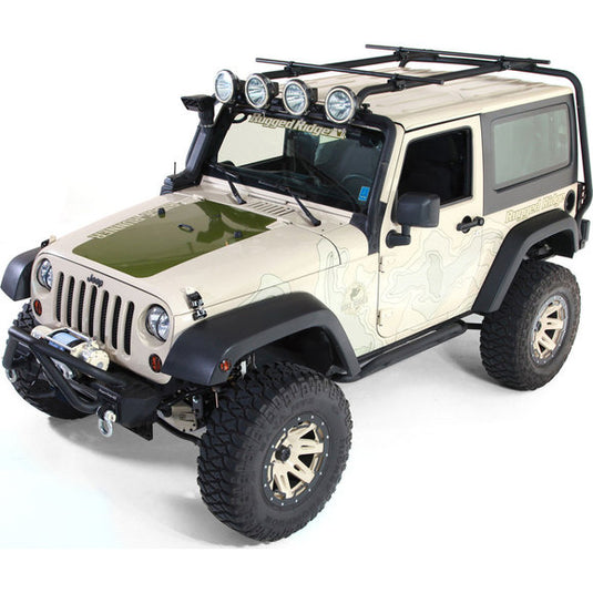 Rugged Ridge 11703.21 Sherpa Rack for 07-18 Jeep Wrangler JK 2 Door