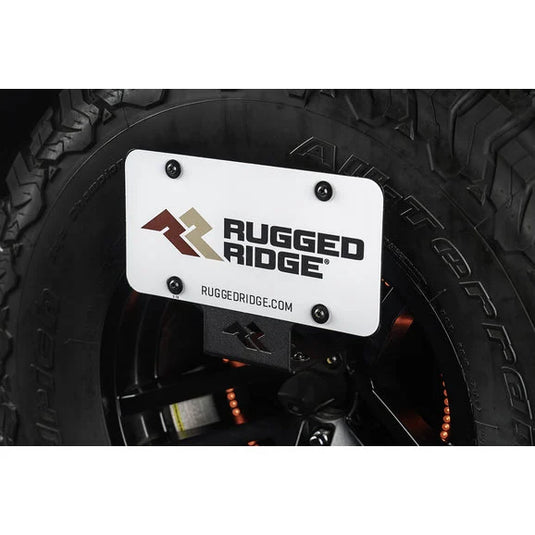 Rugged Ridge 11585.25 License Plate Relocation Bracket for 18-24 Jeep Wrangler JL