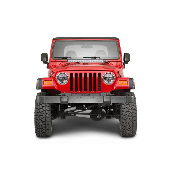 Load image into Gallery viewer, Quadratec J3 Light Bar Hood Mount Brackets for 97-06 Jeep Wrangler TJ &amp; Unlimited
