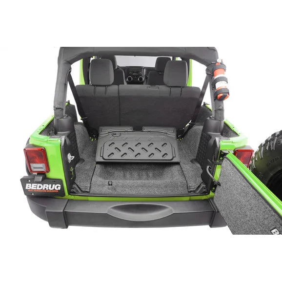 Load image into Gallery viewer, Bedrug Premium Carpeted Rear Floor Covering for 07-18 Jeep Wrangler JK 2 Door
