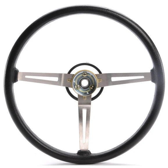 OMIX 18031.05 Vinyl Grip Steering Wheel for 76-95 Jeep CJ & Wrangler YJ
